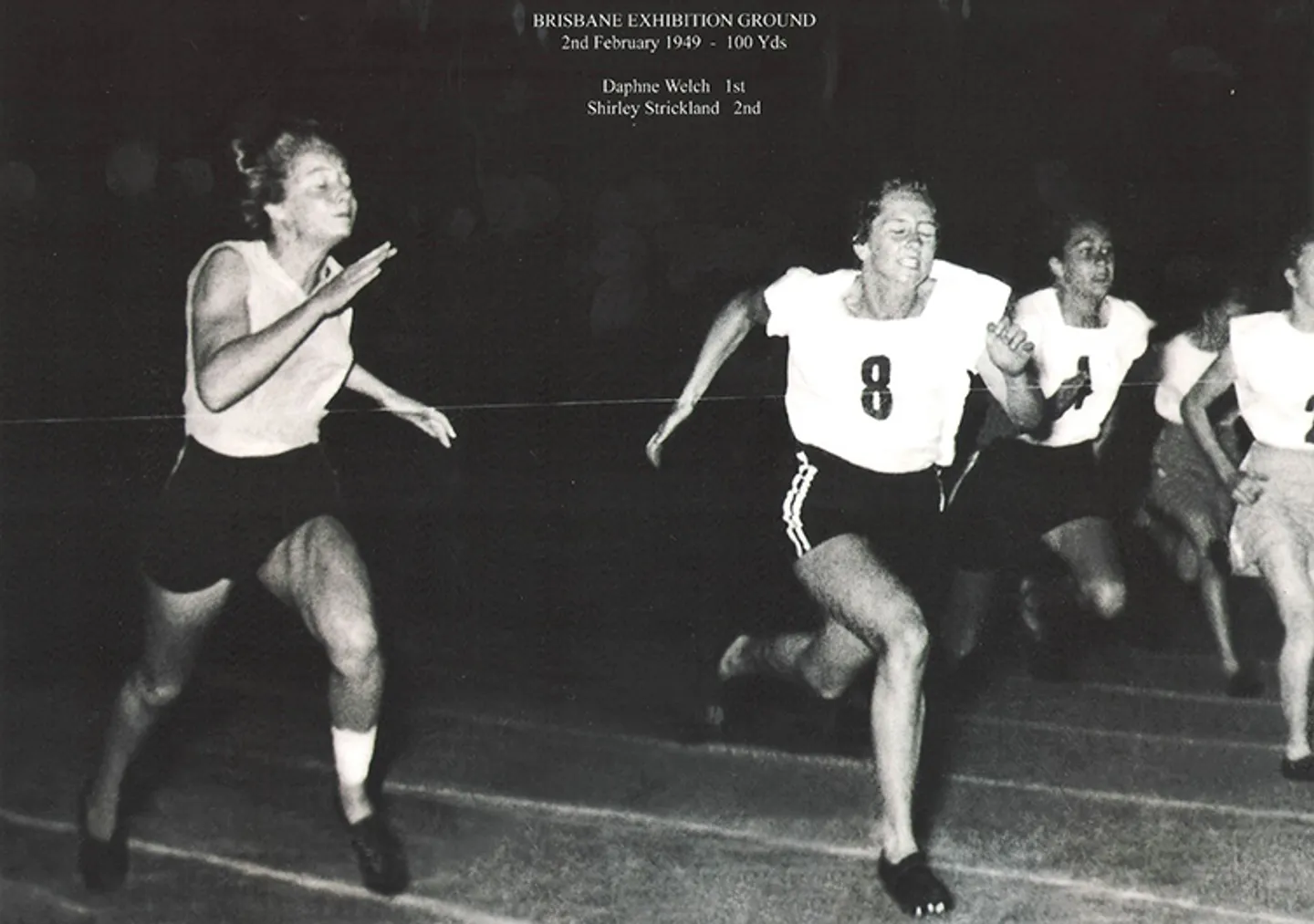 1949-daphne-welch-1st-shirley-strickland-2nd-at-the-exhibition-grounds