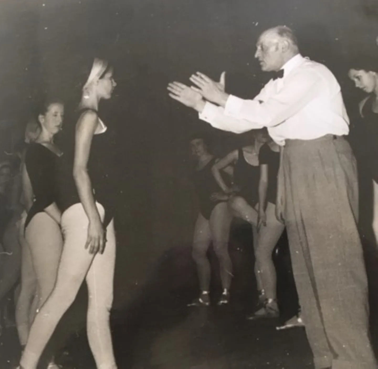 edouard-borovansky-instructing-lexie-kunze-during-rehearsal-on-stage.